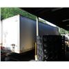 Image 1 : White Cargo Trailer w/ Chassis