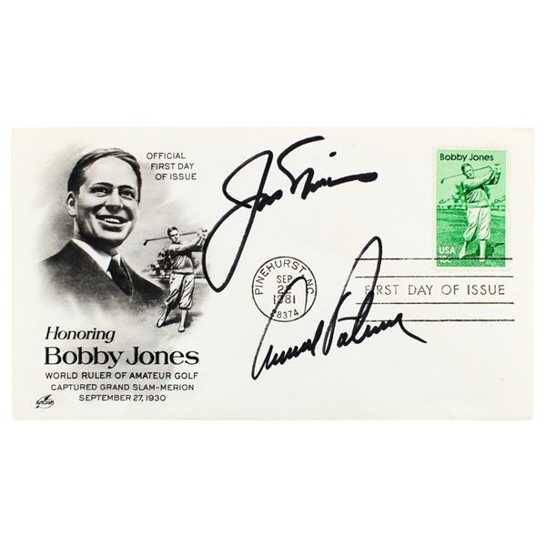 JACK NICHOLAS AND ARNOLD PALMER SIGNED FIRST DAY COVER (PSA COA)