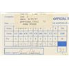 Image 1 : ARNOLD PALMER SIGNED PERSONAL SCORE CARD (PSA COA)