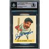 Image 1 : 1977 DOVER PUBLICATIONS #250 JOE DIMAGGIO REPRINT CARD AUTHENTIC AUTOGRAPH BECKETT COA