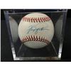 Image 1 : FERGIE JENKINS SIGNED BASEBALL IN CASE