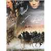 Image 2 : LORD OF THE RINGS CAST SIGNED MOVIE POSTER (RA COA)