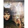 Image 3 : LORD OF THE RINGS CAST SIGNED MOVIE POSTER (RA COA)