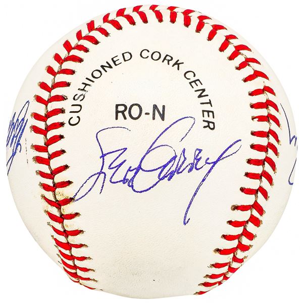 1977 Los Angeles Dodgers 30 Home Run Club Autographed Official NL Baseball With 4 Signatures