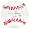 Image 1 : ERNIE BANKS SIGNED AND INSCRIBED OFFICIAL BASEBALL (BECKETT COA