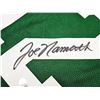 Image 2 : New York Jets Joe Namath Autographed Green Jersey Beckett BAS Witness Stock