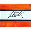 Image 3 : Chicago Bears Justin Fields Autographed Orange Jersey Beckett BAS Witness Stock