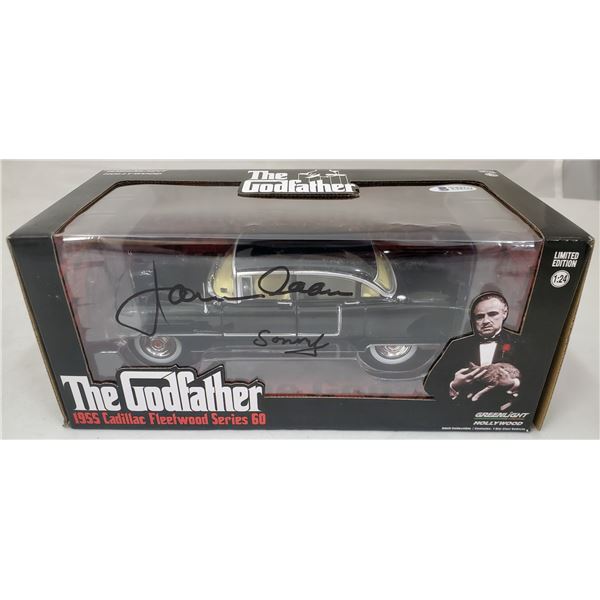 JAMES CAAN SIGNED THE GODFATHER CADILLAC DIE CAST (BECKETT COA)