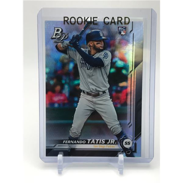 BOMAN PLATINUM #23 FERNANDO TATIS JR. ROOKIE CARD