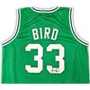 Image 2 : Boston Celtics Larry Bird Autographed Green Jersey PSA/DNA Stock