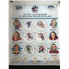 Image 2 : CANADA POST 50TH NHL ALL-STAR GAMES SET OF UNUSED STAMPS