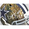 Image 2 : EMMITT SMITH SIGNED DALLAS COWBOYS FULL SIZE CAMO HELMET (BECKETT COA)