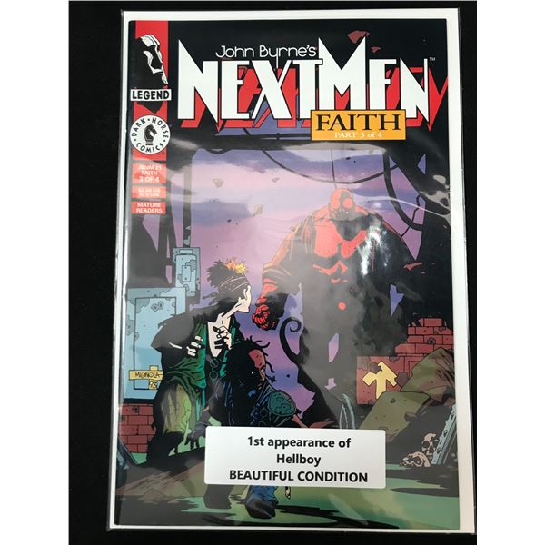 DARKHORSE COMICS NO 3 OF 4 JOHN BYRNES NEXTMEN (1ST APP OF HELLBOY)