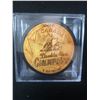 Image 1 : LTD. EDITION 2002 DOUBLE GOLD TEAM CANADA DISPLAY PUCK