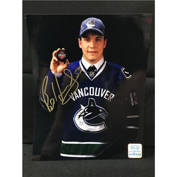 BO HORVAT SIGNED VANCOUVER CANUCKS 8 X 10 (GCG HOLO)