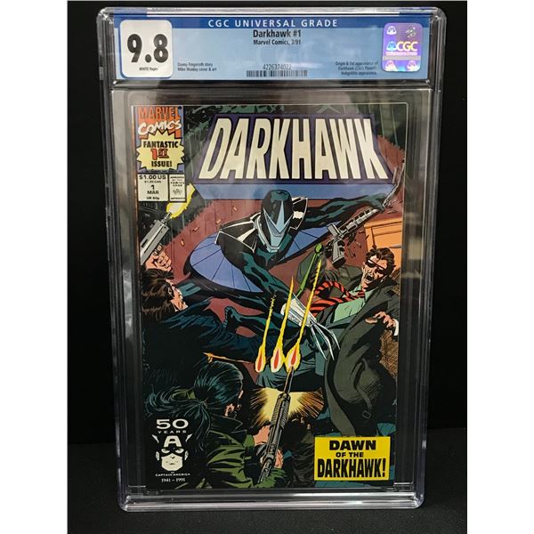 MARVEL COMICS NO.1 DARKHAWK CGC GRADED 9.8