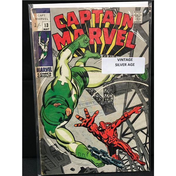 MARVEL COMICS NO.13 CAPTAIN MARVEL (VINTAGE SILVER AGE)