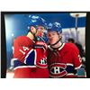 Image 1 : NICK SUZUKI AND COLE CAUFIELD DUAL SIGNED MONTREAL CANADIANS 8 X 10 (GCG HOLO)