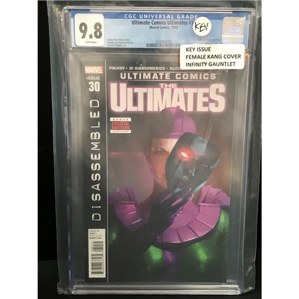 ULTIMATE COMICS THE ULTIMATES #30 KEY ISSUE CGC GRADED 9.8 (MARVEL COMICS)