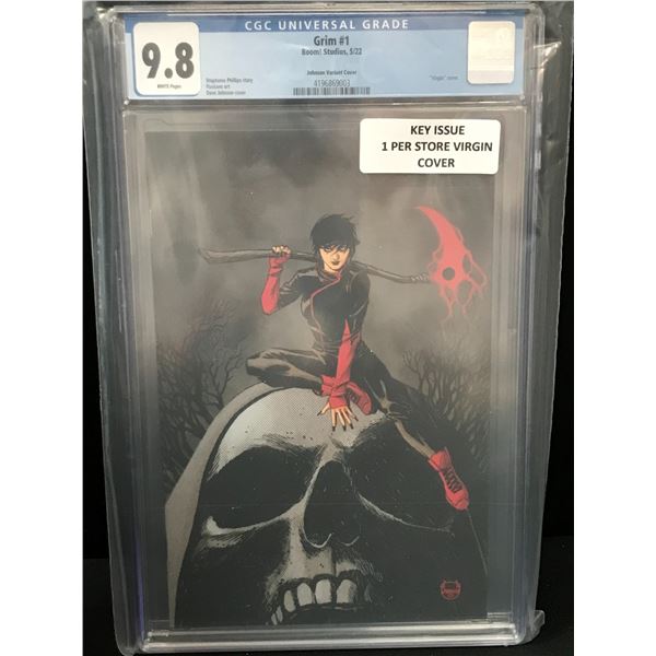 GRIM #1 KEY ISSUE CGC GRADED 9.8 (BOOM STUDIOS)