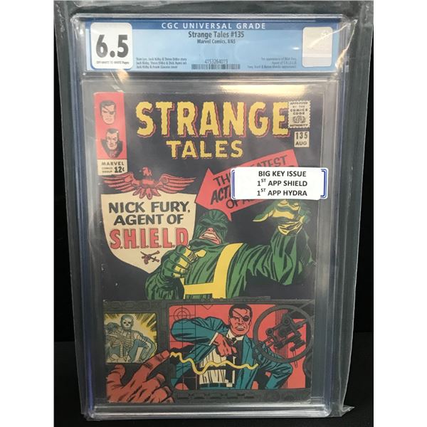 STRANGE TALES #135 KEY ISSUE CGC GRADED 6.5   (MARVEL COMICS)