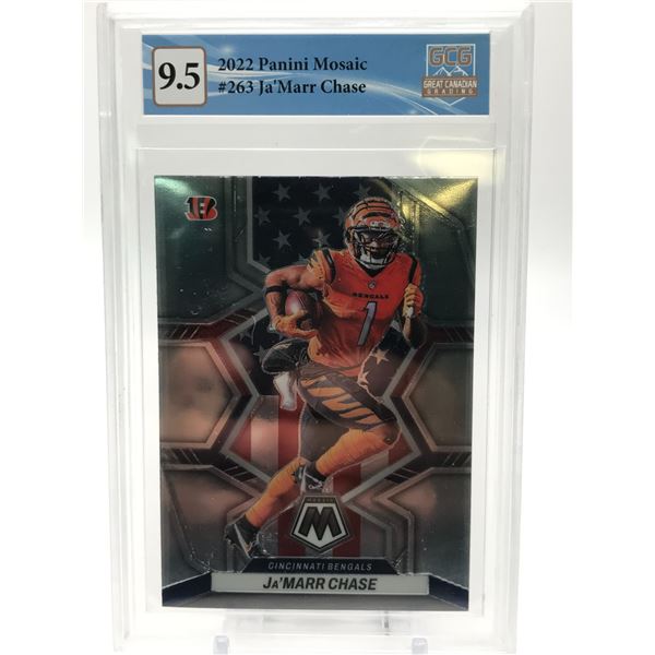 2022 PANINI MOSAIC JAMARR CHASE (GCG 9.5)