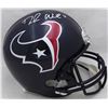 Image 1 : DESHAWN WATSON SIGNED HOUSTON TEXANS FULL SIZE FOOTBALL HELMET (BECKETT COA)