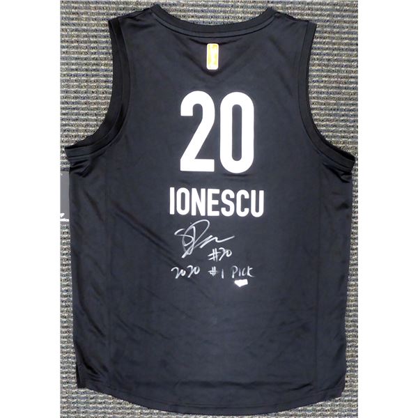 SABRINA IONESCU SIGNED AND INSCRIBED NY LIBERTY BASKETBALL JERSEY (FANATICS COA)