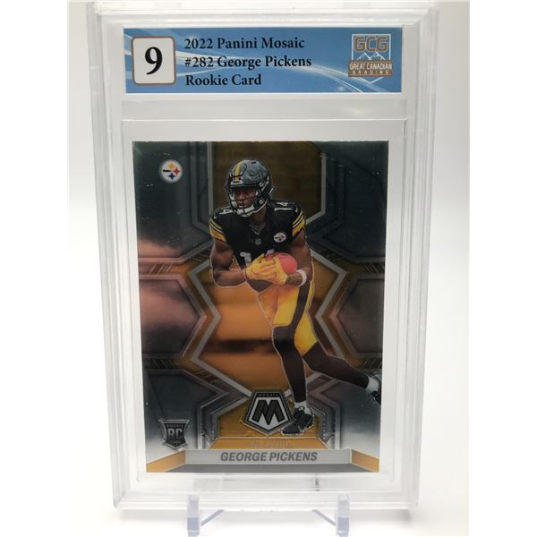 2022 PANINI MOSAIC GEORGE PICKEN ROOKIE CARD (GCG 9)