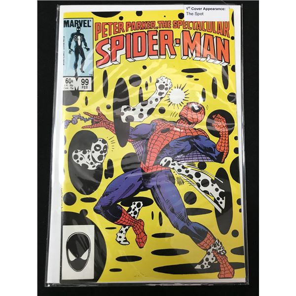 PETER PARKER THE SPECTACULAR SPIDER-MAN #99 1ST APP OF THE SPOT  (MARVEL COMICS)