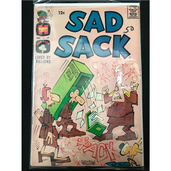 HARVEY COMICS SAD SACK NO.197