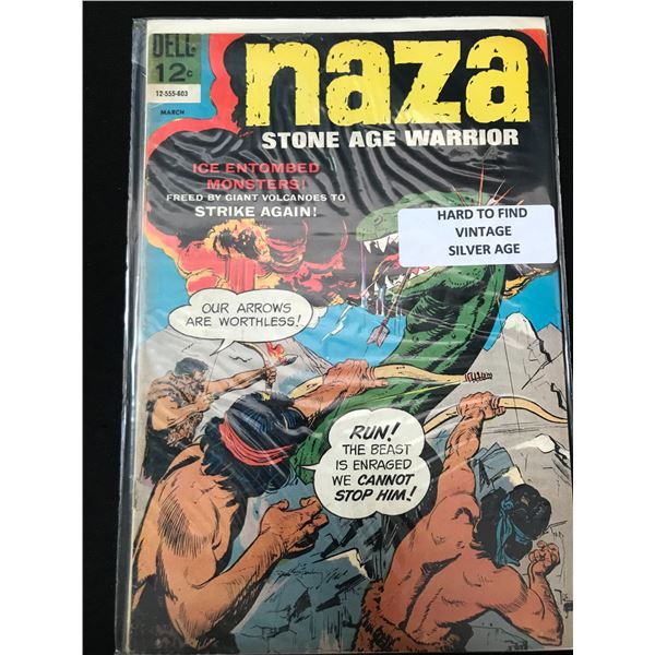 DELL COMICS NAZA STONE AGE WARRIOR (VINTAGE SILVER AGE)