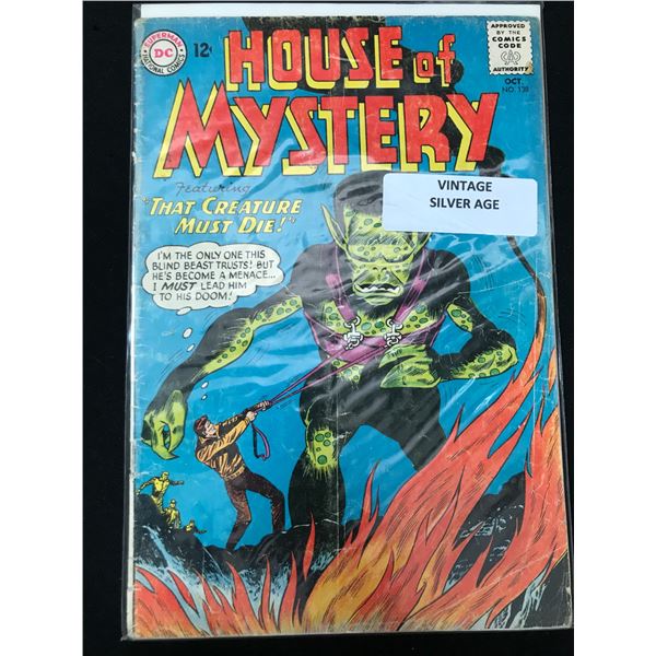 DC COMICS NO.138 HOUSE OF MYSTERY (VINTAGE SILVER AGE)