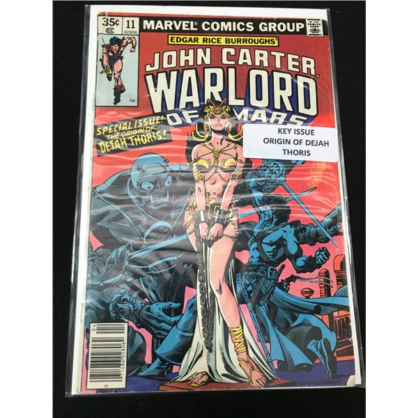 MARVEL COMICS NO.11 JOHN CARTER WARLORD OF MARS (ORIGIN OF EDJAH THORIS)