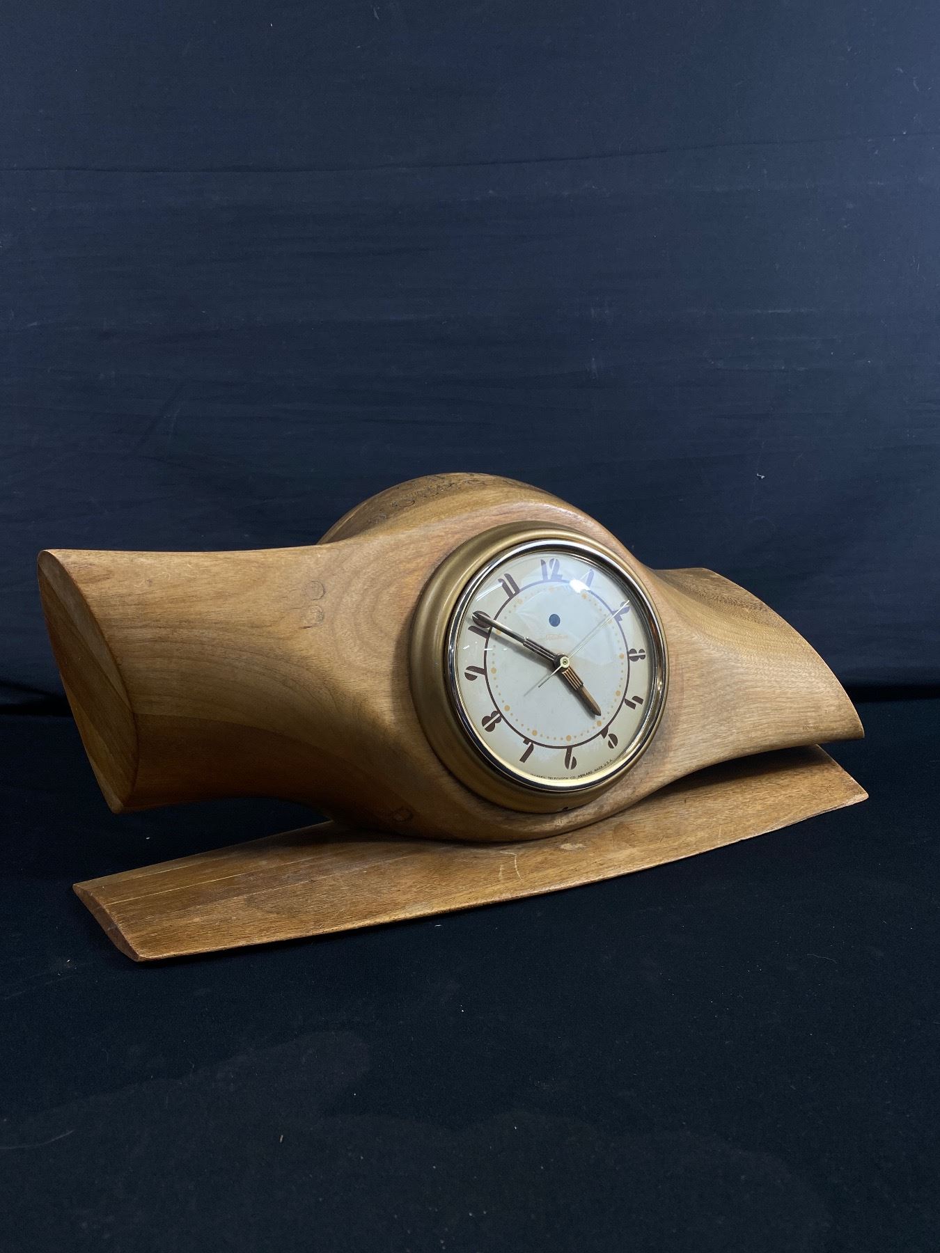 Vintage Airplane Prop Clock Presentation Piece