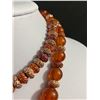 Image 2 : Pretty Amber Coloured Beads w/ Matching Accents Necklace