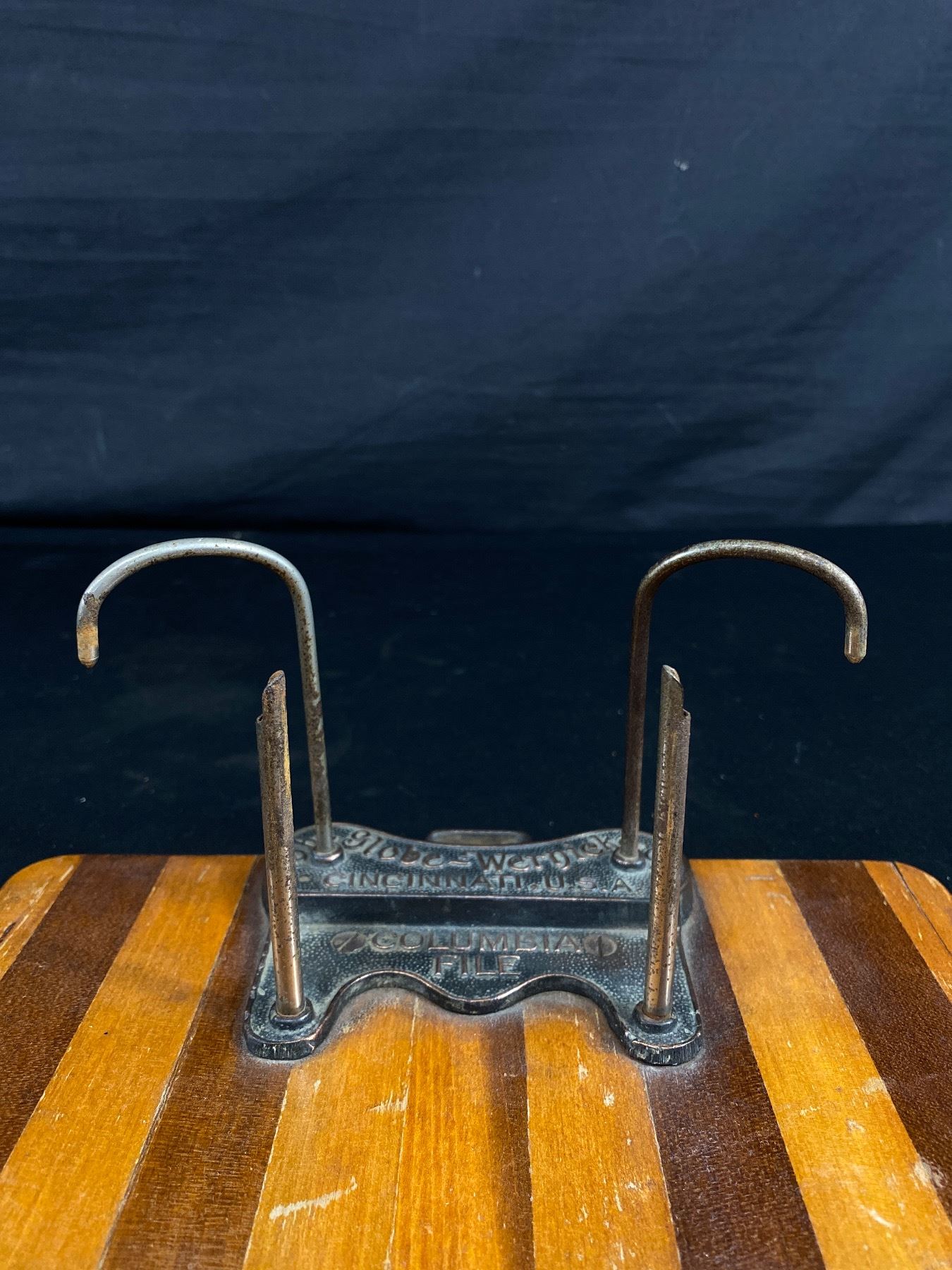 Vintage GlobeWernicke Co. Wood & Metal Clipboard