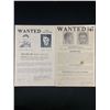 Image 1 : 2 Vintage FBI Wanted Posters On Board, In Wrap