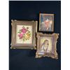 Image 1 : Vintage Lot of Pictures in Ornate Frames