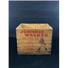 Image 1 : Vintage Johnnie Walker Whisky Wood Crate, Product of Scotland, approx. 13.5" x 11" x 10.5"