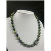 Image 2 : Handcrafted Jade Beaded Necklace & Bracelet w/Toggle Clasps