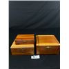 Image 1 : 3 Vintage Wood Boxes