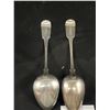 Image 3 : 2 Antique UK Silver Serving Spoons