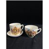 Image 2 : Vintage Framed Mini Cross Stitch & King George Tea/Coffee Cups w/Saucer