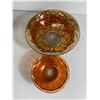 Image 2 : Vintage Lot Of Carnival Glass Bowls