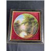 Image 2 : 2 Vintage Framed Pictures - Sleepy Hollow & A Shady Nook Written On Back. Approx. 8.5" x 8.5"