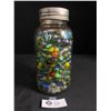 Image 1 : Large Vintage Jar Of Marbles