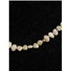 Image 2 : Vintage Genuine Rice Pearl Choker Necklace w/Gold Beads & 14K Gold Clasp