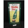 Image 1 : Mountain Dew Tin Sign Approx, 16" x 8 1/2"