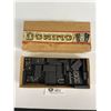 Image 2 : 1920's Vintage Wooden Dominoes In Original Box